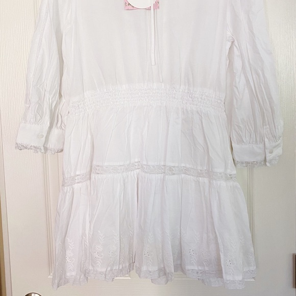 loveshackfancy x target talulah pintuck yoke dress - Picture 5 of 6